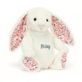 Blossom Cherry Bunny with Personalized Cream Jumper