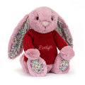 Blossom Tulip Bunny with Personalized Red Jumper