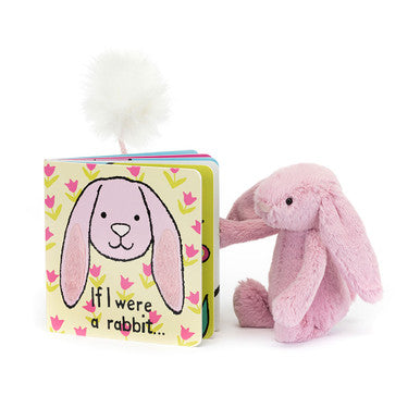 If I Were A Rabbit Book and Bashful Tulip Bunny